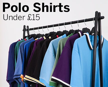 POLO SHIRTS UNDER £15